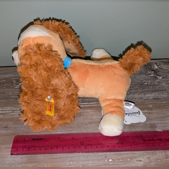 NWT Disney Steiff Lady Soft Cuddly Friends Medium Soft Toy, Lady and the Tramp - Picture 4 of 7